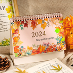 Autumn Leaves Long Strip Stickers - 6 Foil Strips