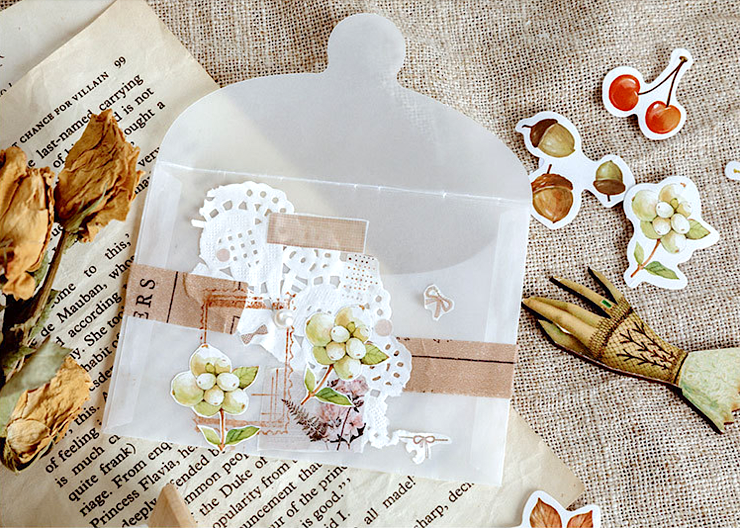 Forest Plants Paper Stickers