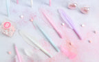Pastel Feather Gel Pen – Soft Grip Writing Pen