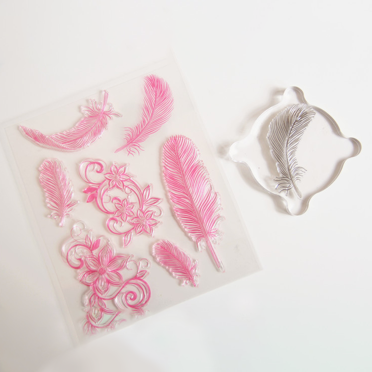 Feather & Flower Stamp Set