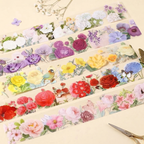 Flower Garden Clear Masking Tapes