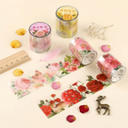Flower Garden Clear Masking Tapes