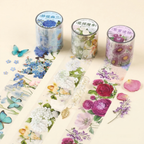 Flower Garden Clear Masking Tapes