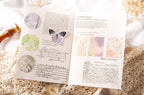 Floral Ink Scrapbooking Stickers