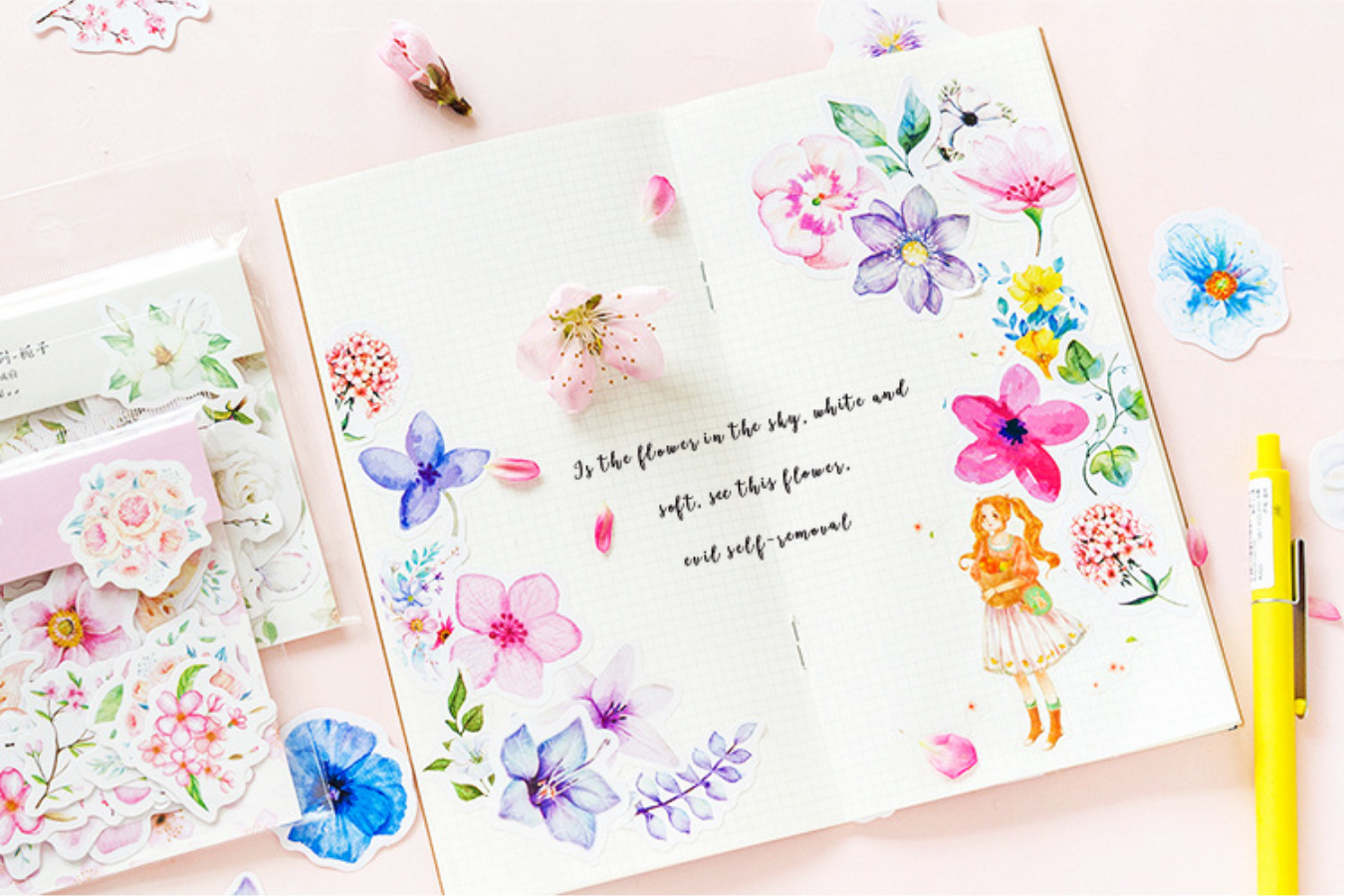 Floral Dream Paper Stickers