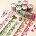 Floral Vines Clear Masking Tapes