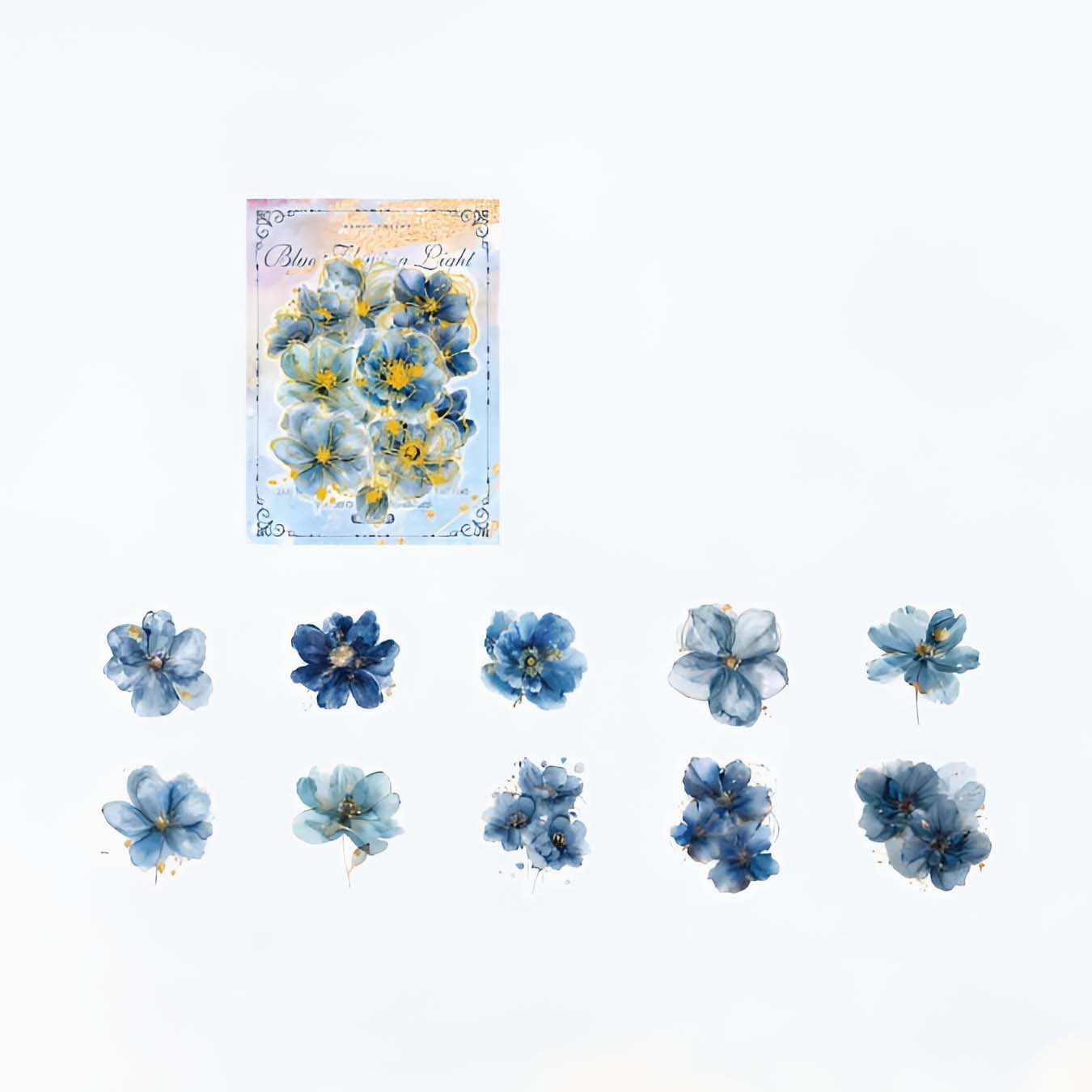 Floral Whispers Bronzing Stickers