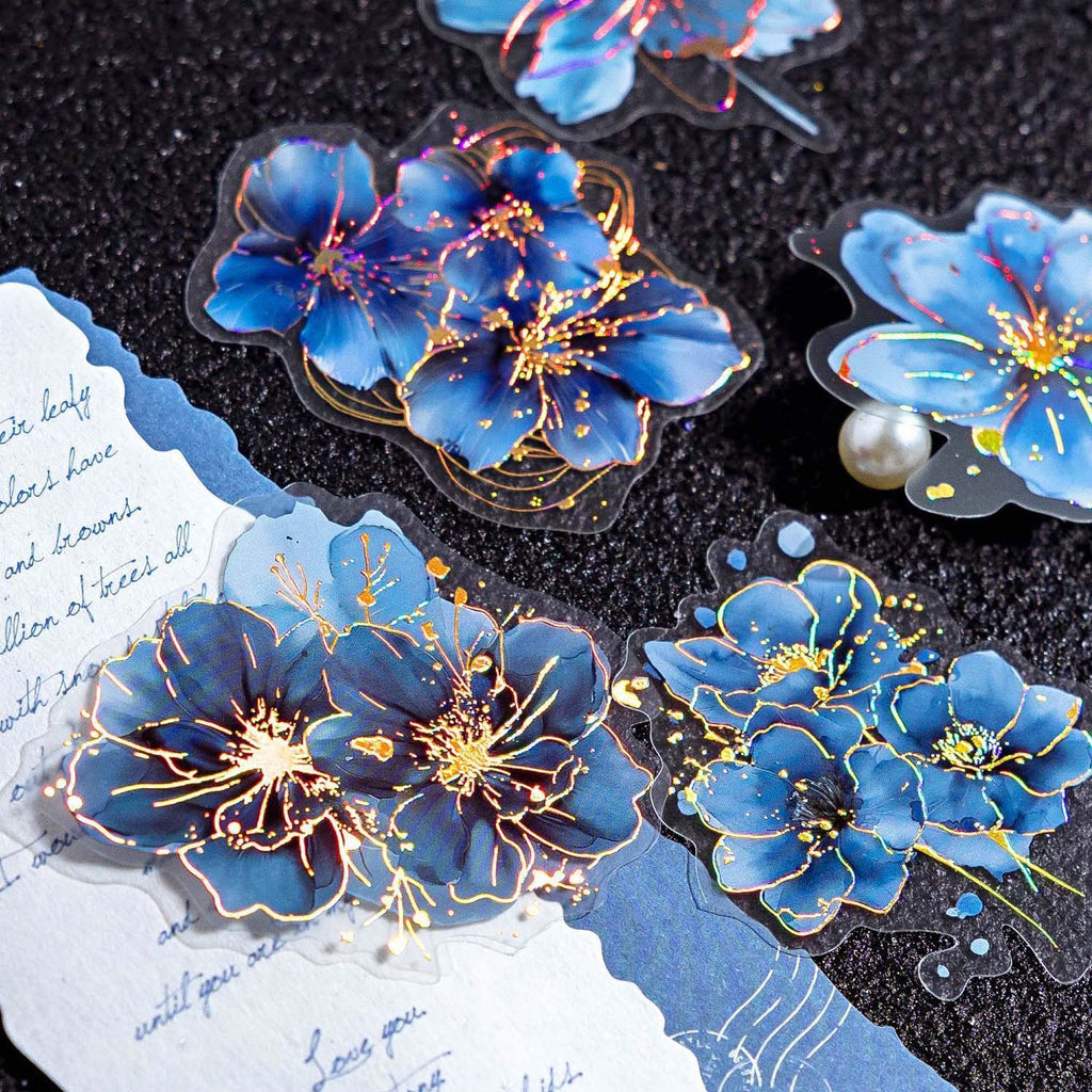Floral Whispers Bronzing Stickers