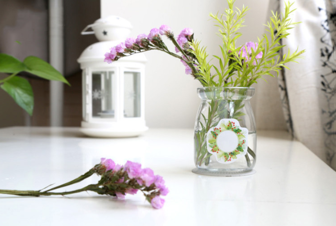 Summer Flower Wreath Stickers