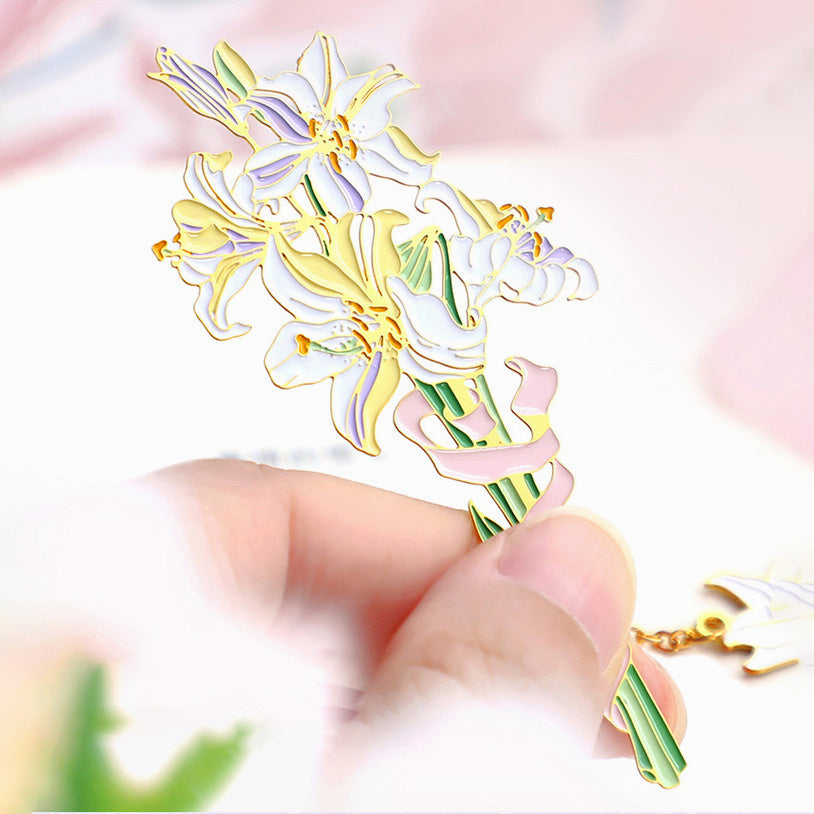 Flower Bouquet Bookmark