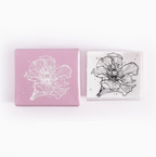 Flower Garden Rubber Stamp - Iris