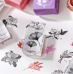 Flower Garden Rubber Stamp - Cosmos