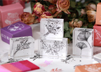 Flower Garden Rubber Stamp - Cosmos