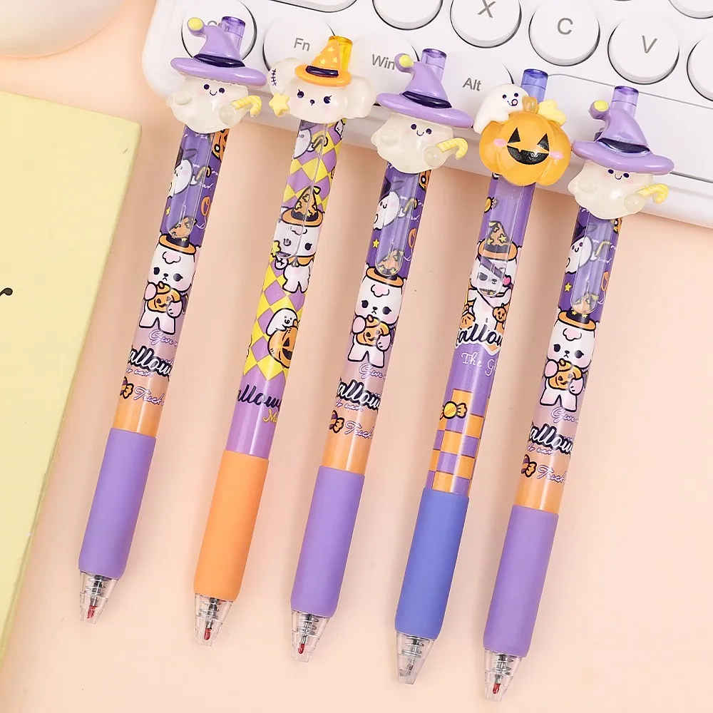 Fluorescent Halloween Gel Pens