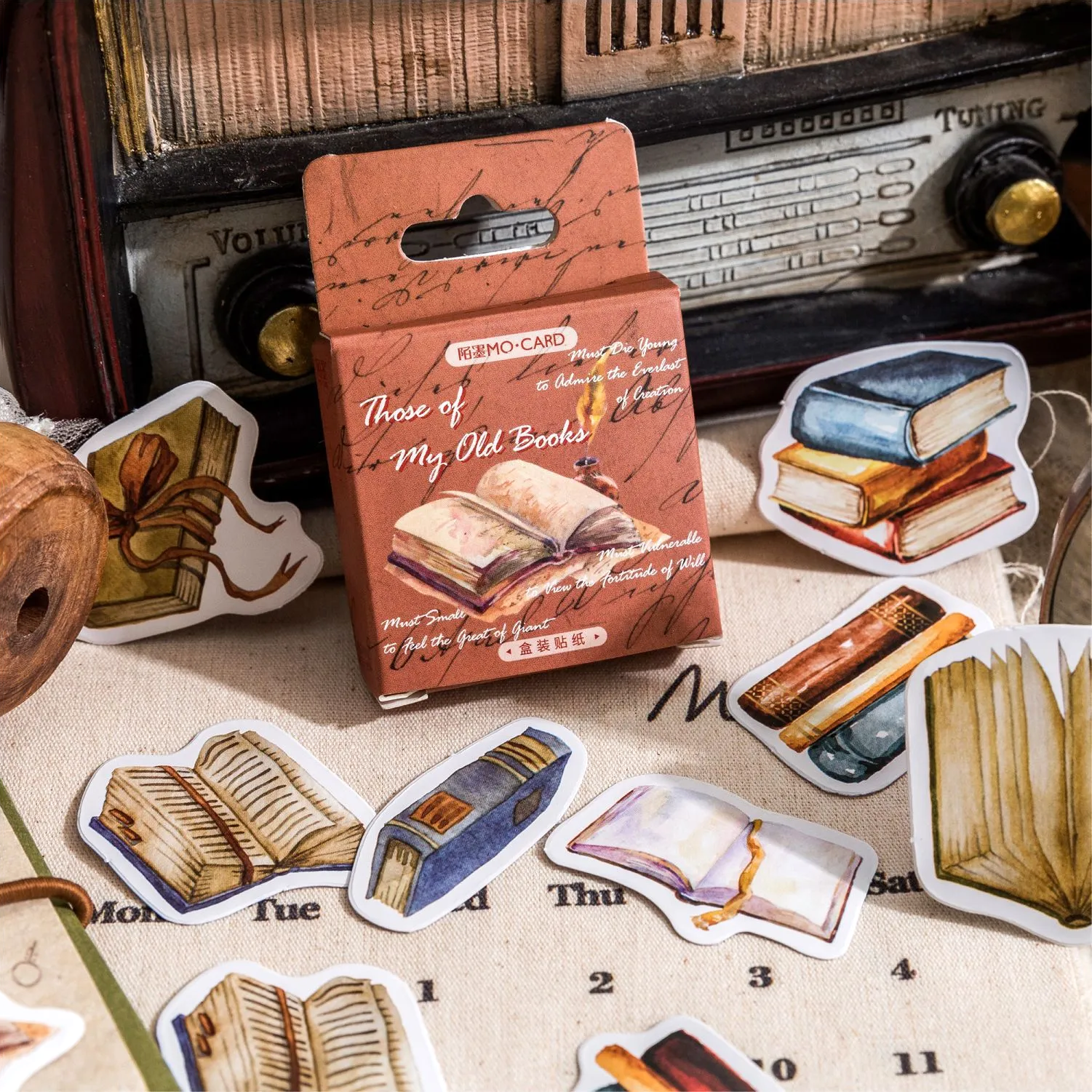 For The Love Of Reading Paper Stickers