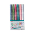 Fude Touch Sign Pen - 6 Color Set - Adult Dark