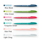 Fude Touch Sign Pen - 6 Color Set - Adult Dark