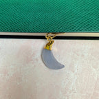 Good Witch Blue Lace Agate Moon Planner Charm