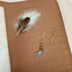 Good Witch Blue Lace Agate Moon Planner Charm