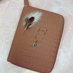Good Witch Amazonite Evil Eye and Brass Serpent Planner Charm