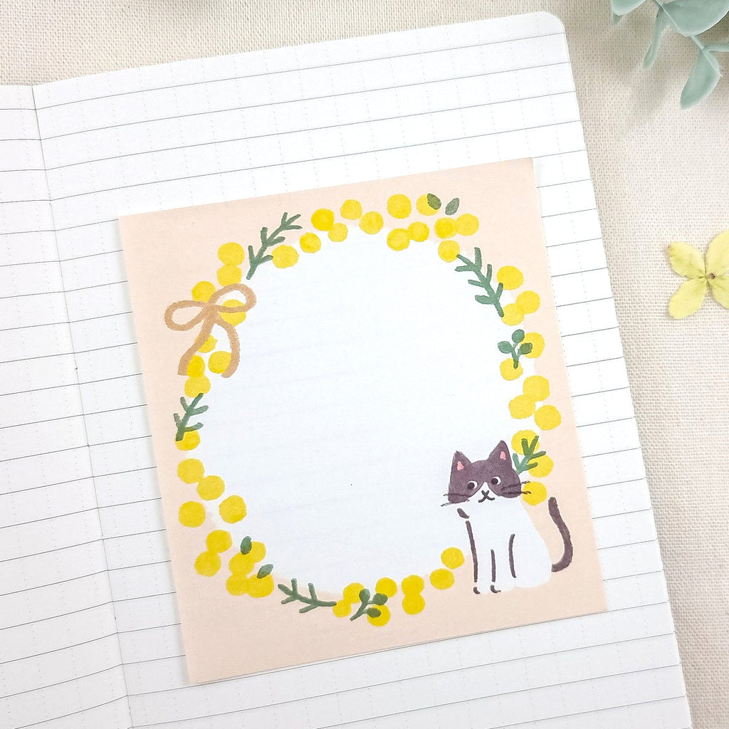 Furukawashiko 4 Designs Memo Pad - Cat