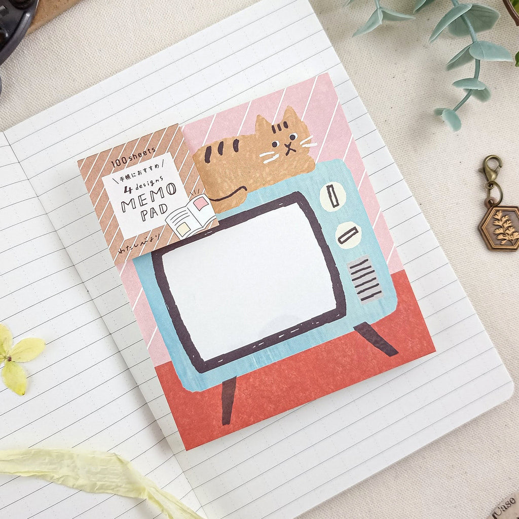 Furukawashiko 4 Designs Memo Pad - Home Time