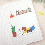 Furukawashiko 4 Designs Memo Pad - Home Time