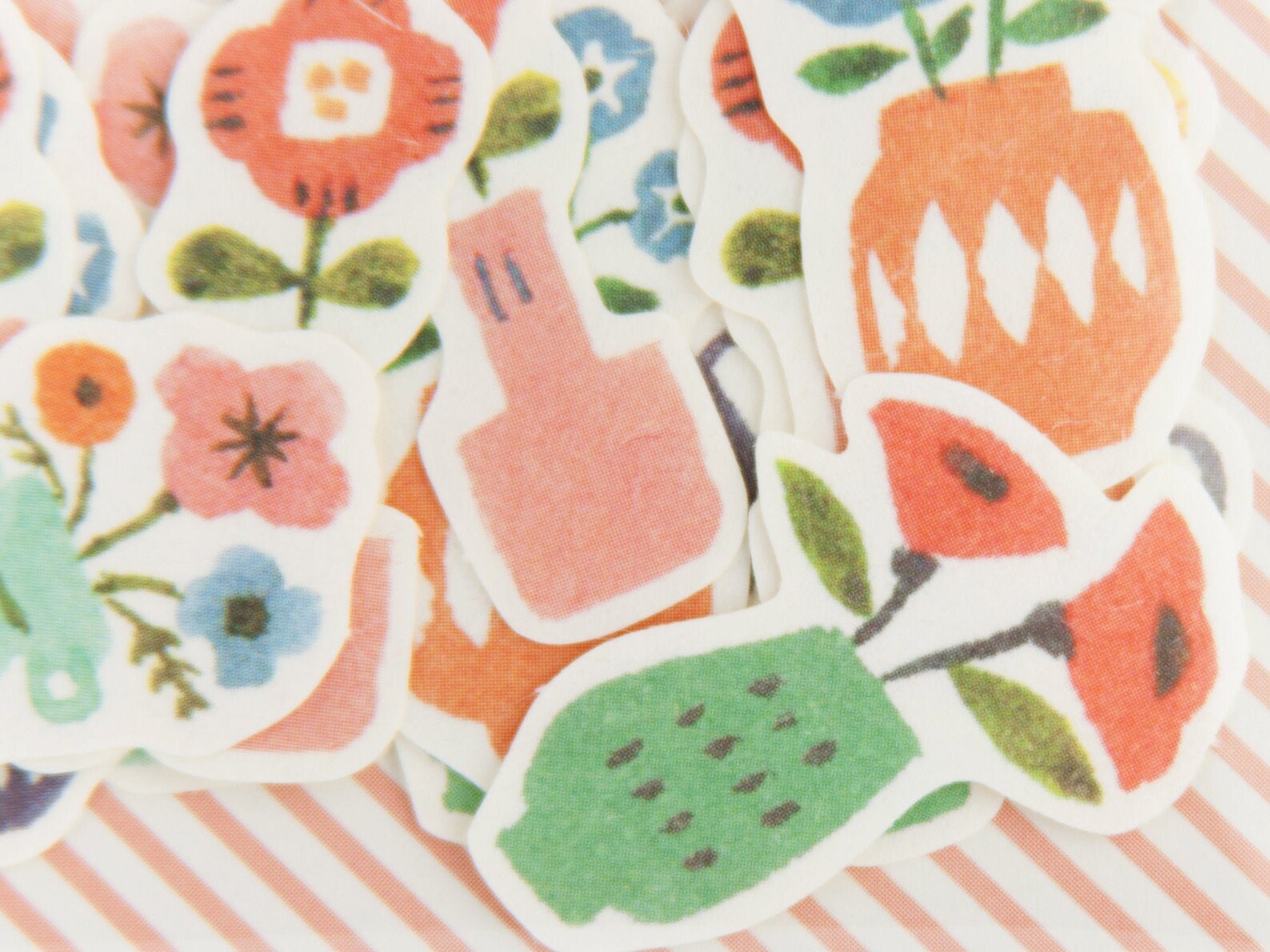 Furukawashiko Flake Stickers - Nordic Flowers