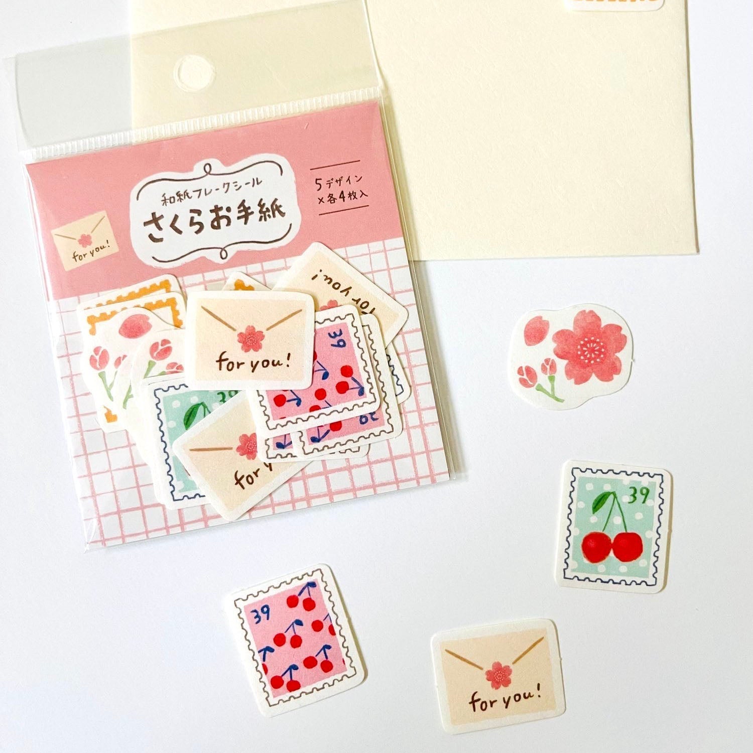 Furukawashiko Flake Stickers - Sakura