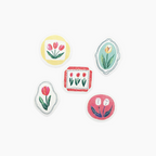 Furukawashiko Flake Stickers - Tulips