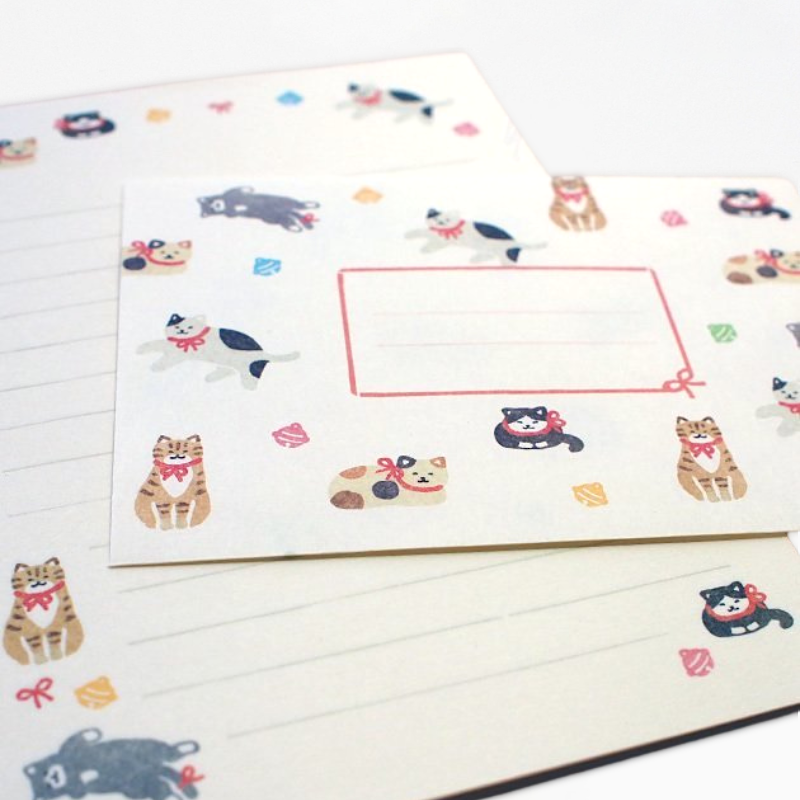Furukawashiko Letter Set - Cats