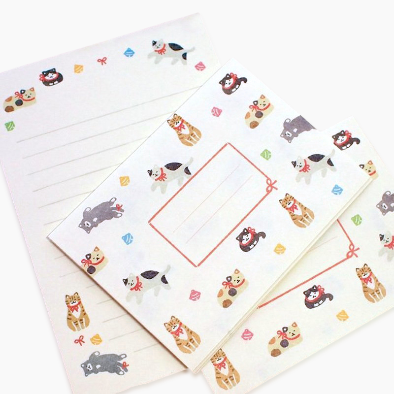 Furukawashiko Letter Set - Cats