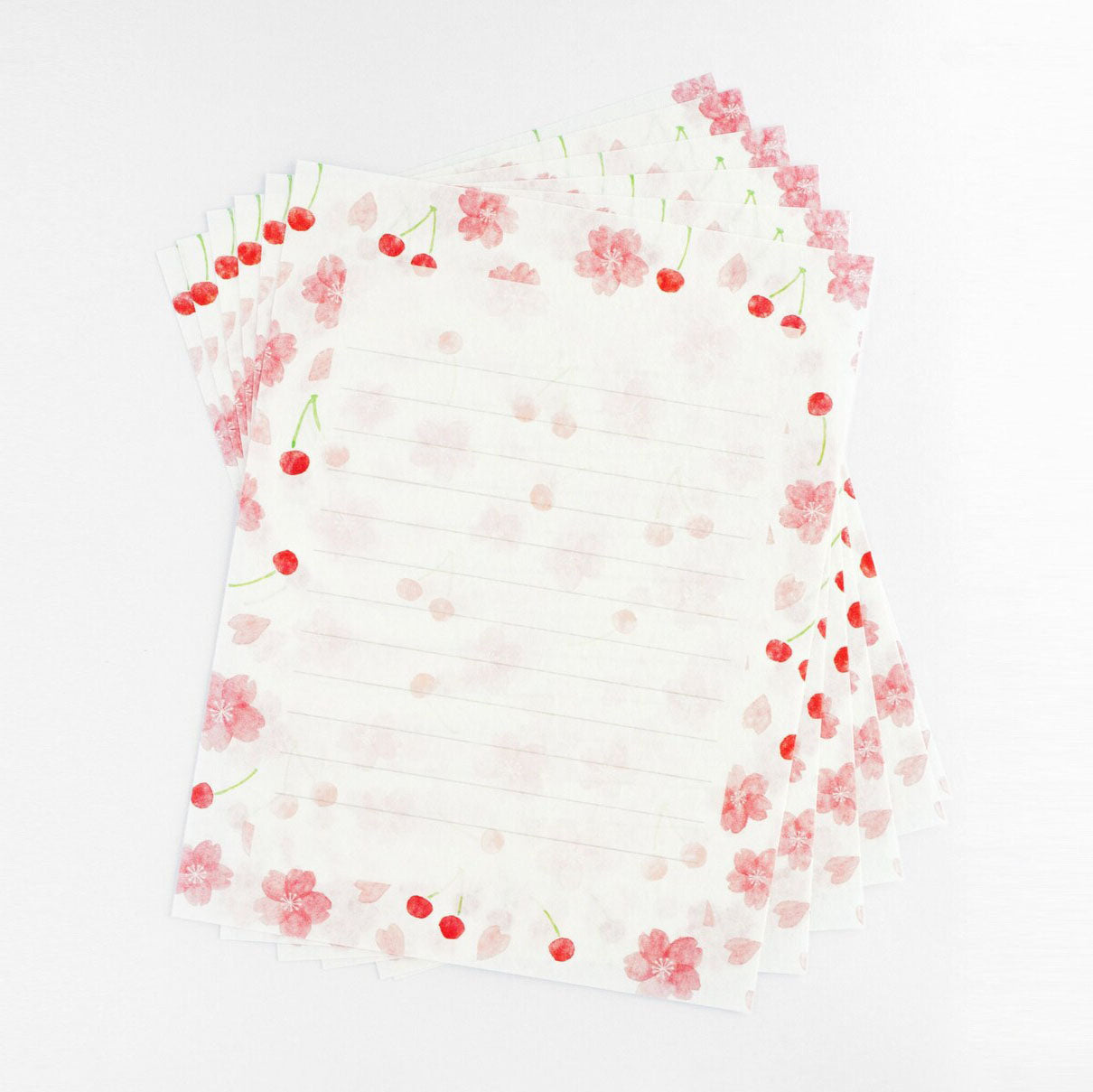 Furukawashiko Letter Set - Sakura & Cherries