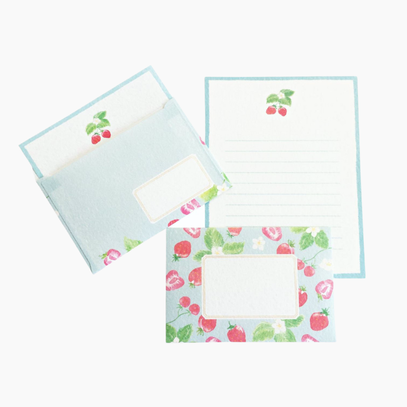 Furukawashiko Letter Set - Strawberries
