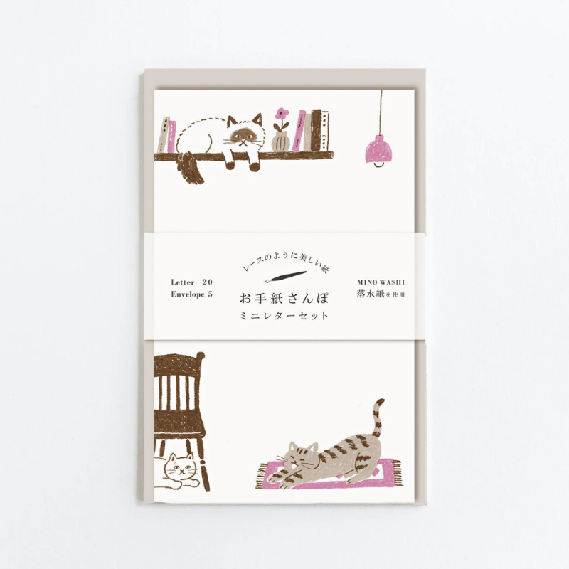 Furukawashiko Mini Letter Set - Cats