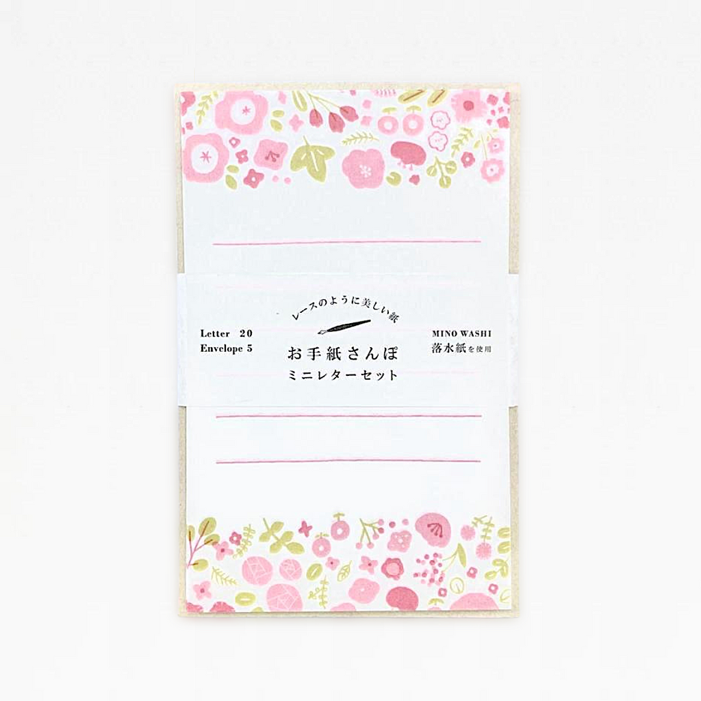 Furukawashiko Mini Letter Set - Flower Garden