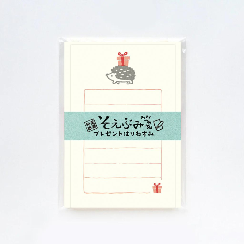 Furukawashiko Mini Letter Set - Hedgehog