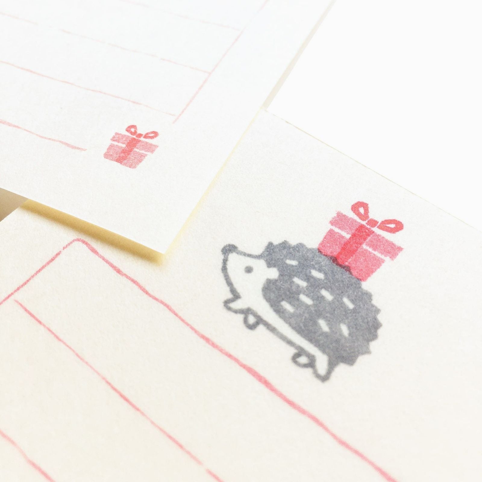 Furukawashiko Mini Letter Set - Hedgehog