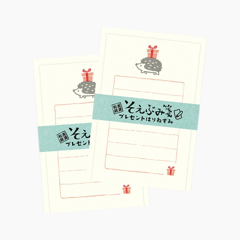 Furukawashiko Mini Letter Set - Hedgehog