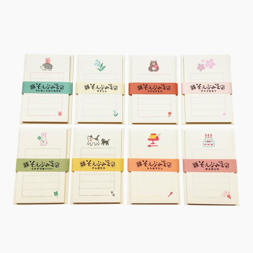 Furukawashiko Mini Letter Set - Hedgehog