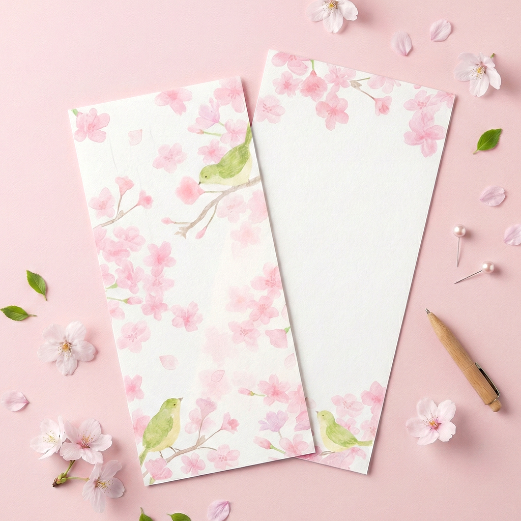 Furukawashiko Mini Letter Set - Limited Spring Edition - Sakura & Birds
