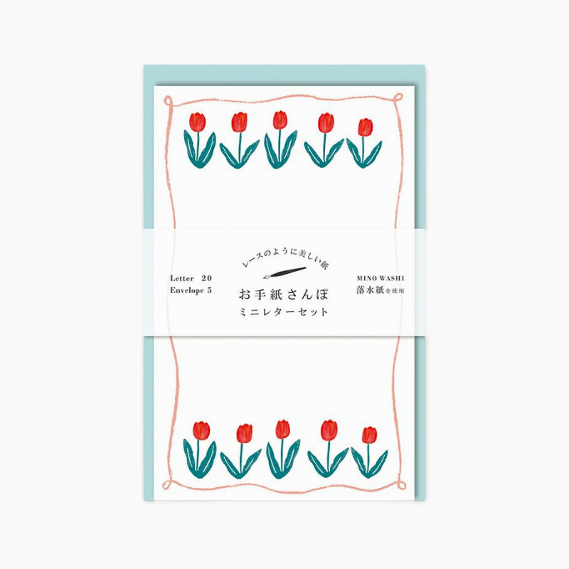 Furukawashiko Mini Letter Set - Tulips