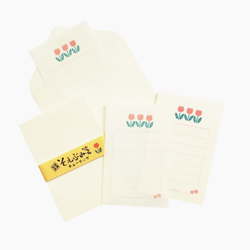 Furukawashiko Mini Letter Set - Tulip