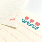Furukawashiko Mini Letter Set - Tulip