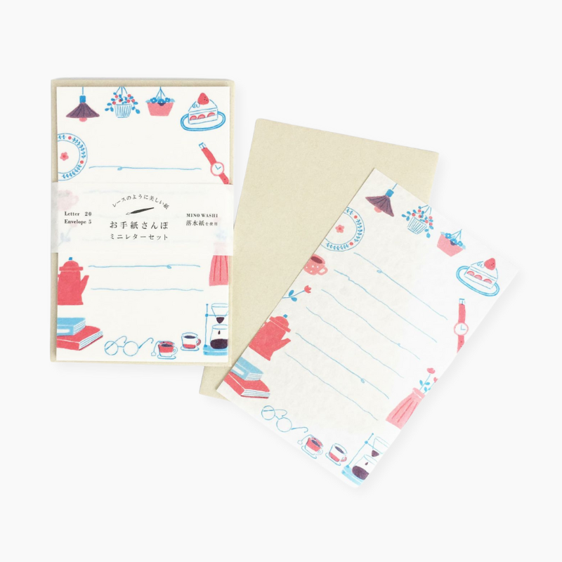 Furukawashiko Mini Letter Set - Coffee Shop