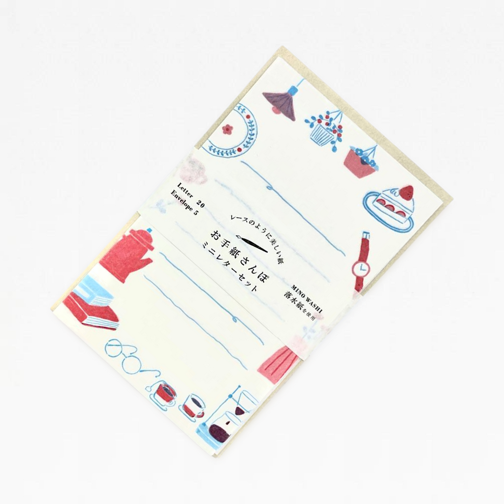 Furukawashiko Mini Letter Set - Coffee Shop