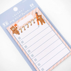 Furukawashiko My Michi Fusen Sticky Notes - Bear Helpers' To Do List