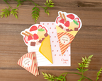 Furukawashiko Strawberry Crepe Greeting Card