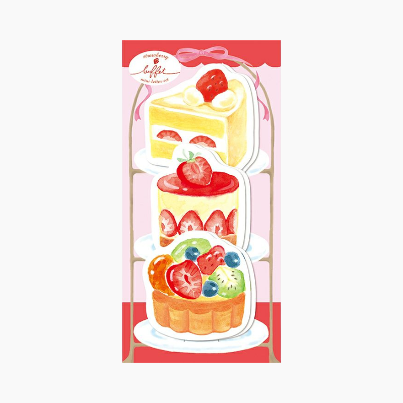 Furukawashiko Strawberry Mini Letter Set