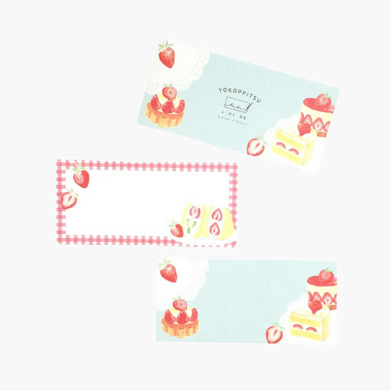 Furukawashiko Yokoppitsu Memo Pad - Desserts